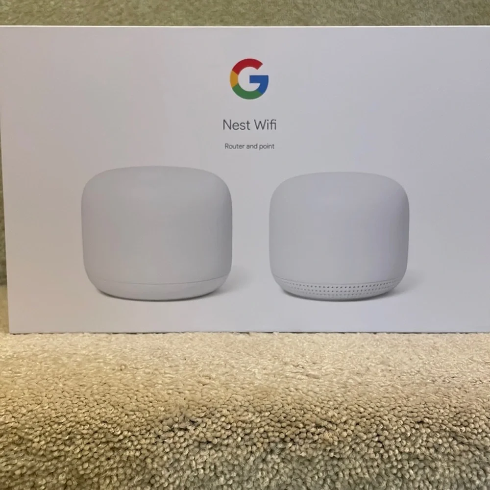 Google Nest Wifi Router and point
